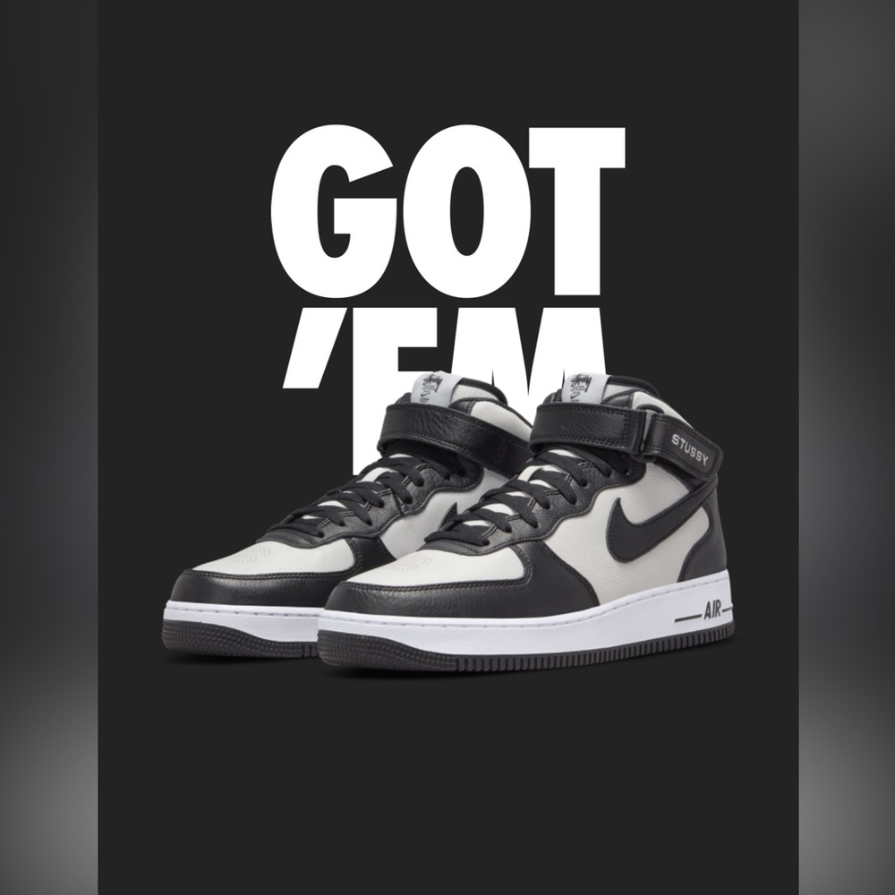 Nike × Stüssy Air Force 1 '07 Mid